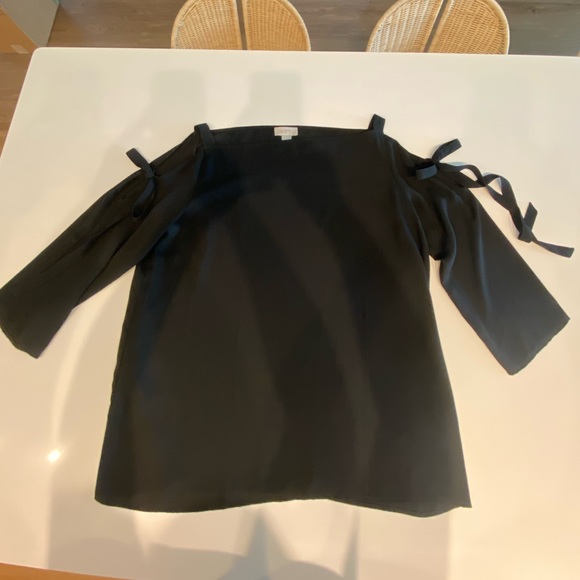 LOFT Open Shoulder Blouse Size L - Picture 4 of 4